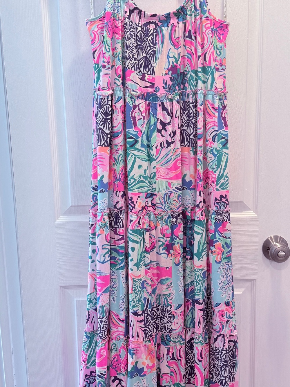 NWT Lilly Pulitzer Tiered Knit Maxi Dress - Picture 2 of 4